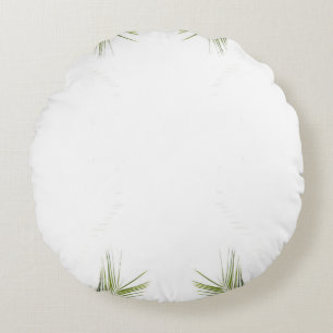 Desktop leaf tree nature round cushion