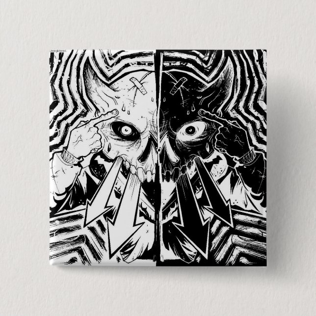 DesktopTelepathy 15 Cm Square Badge (Front)