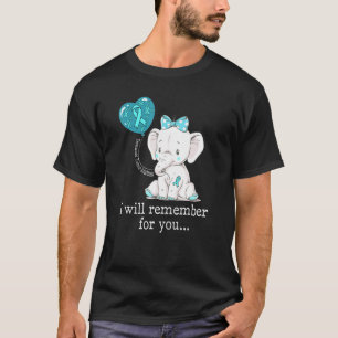 Desmoid Tumour Awareness Elephant T-Shirt