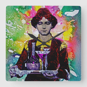 Desmond by Michael Moffa Square Wall Clock