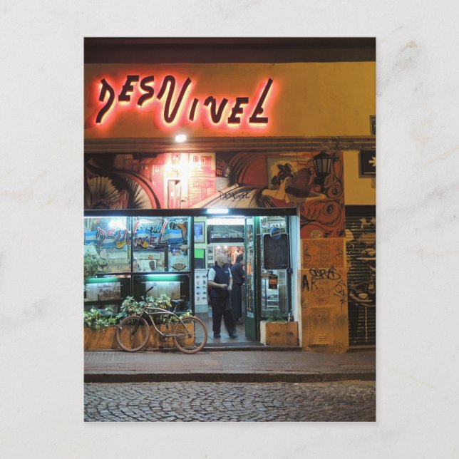 DesNivel - Dinner in Buenos Aires Postcard (Front)