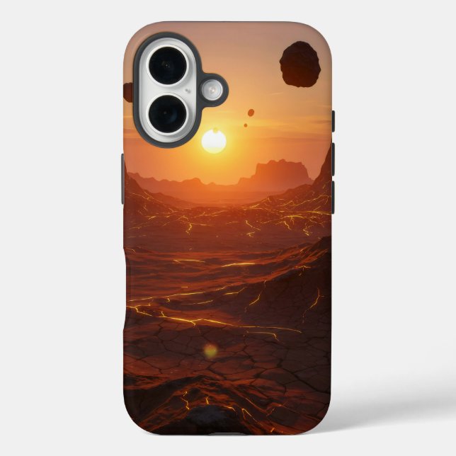 Desolate alien desert landscape Case-Mate iPhone case (Back)
