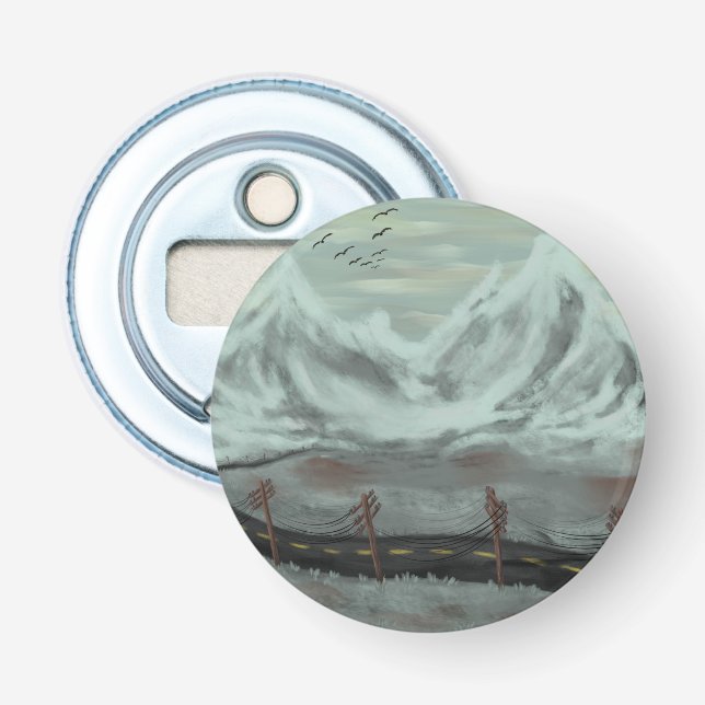 Desolate Road Bottle Opener (Front)