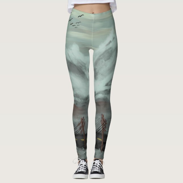 Desolate Road Leggings (Front)