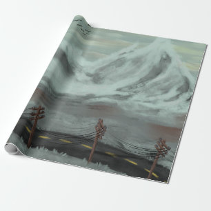 Desolate Road Wrapping Paper