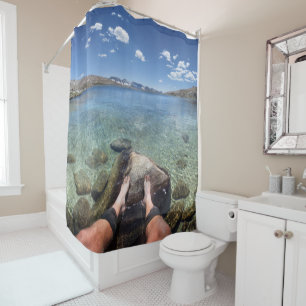 Desolation Lake - Sierra Shower Curtain