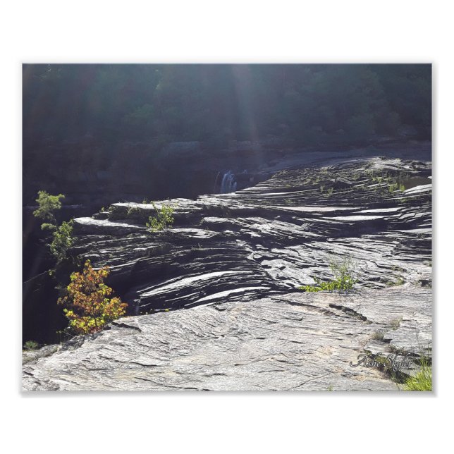 DeSoto Falls Canyon Photo Print (Front)