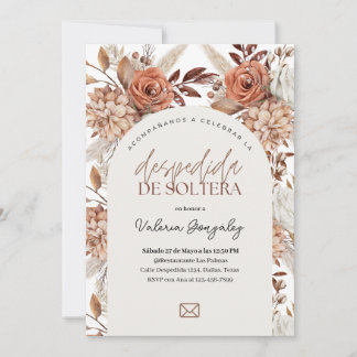 Despedida de Soltera Boho Floral Invitation