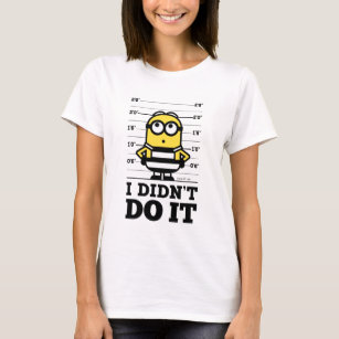 Despicable Me   Minion Dave - I Didn't Do It T-Shirt