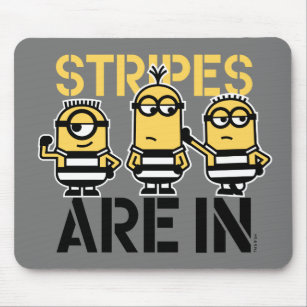 Despicable Me   Minions Stripes are In Mouse Mat