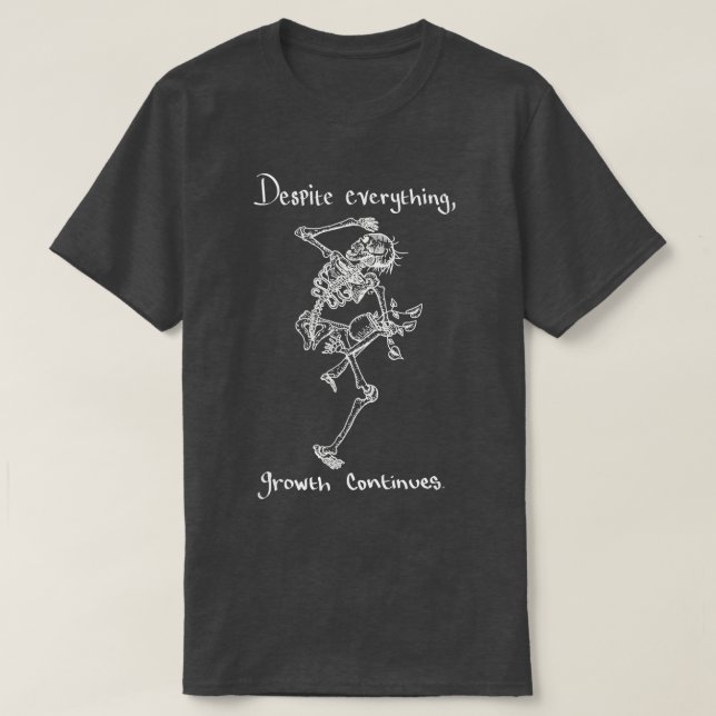 Despite mediaeval skeleton  T-Shirt (Design Front)