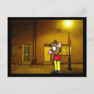 Despondent Mouse Postcard