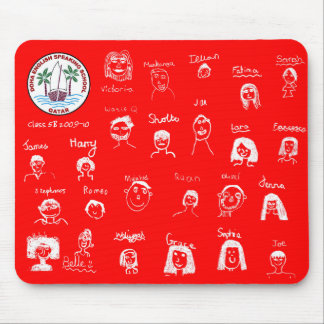 DESS Class 5B children's faces Mouse Mat