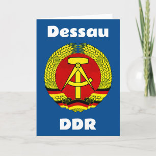 Dessau, DDR, Dessau, Germany (East German Ossi) Card