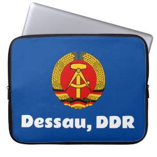Dessau, DDR, Dessau, Germany (East German Ossi) Laptop Sleeve