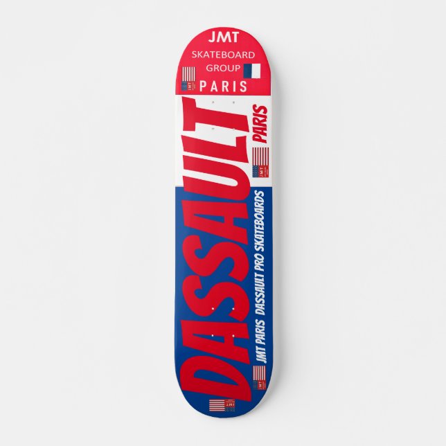 DESSAULT  JMT PARIS 7 3/4" Skateboard Deck (Front)