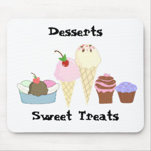 Dessert and Sweet Treats Mouse Mat