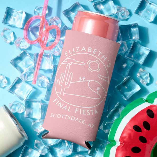 Dessert Bachelorette Final Fiesta Seltzer Can Cooler (In Situ Summer)
