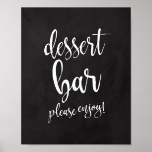 Dessert Bar Chalkboard 8x10 Wedding Sign