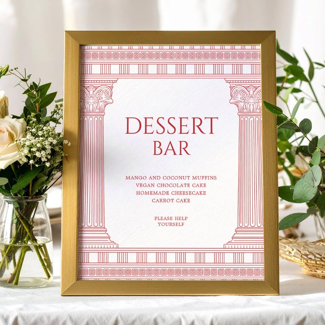 Dessert bar sign for goddess party (Creator Uploaded)