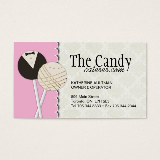 Dessert Caterers Business Cards