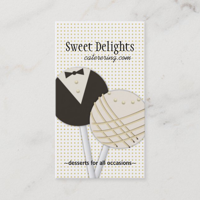 Dessert Catering Business Cards (Front)