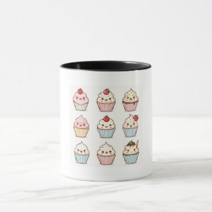 dessert character illustration cup