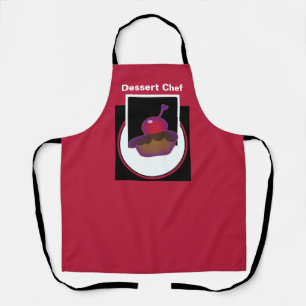 Dessert Chef Dk Red   Apron