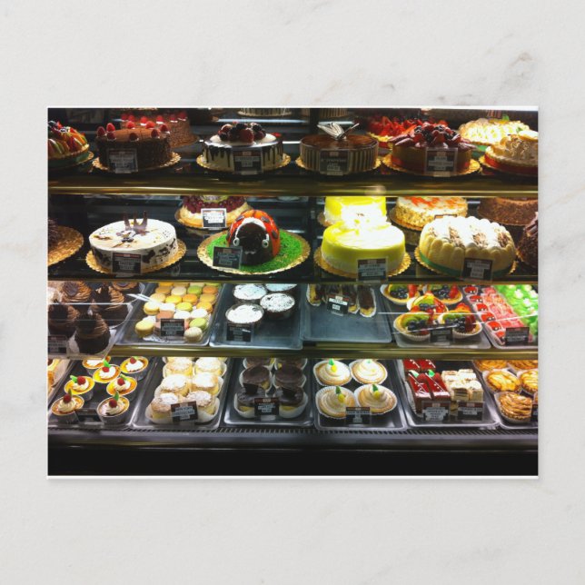 Dessert Display Case Postcard (Front)