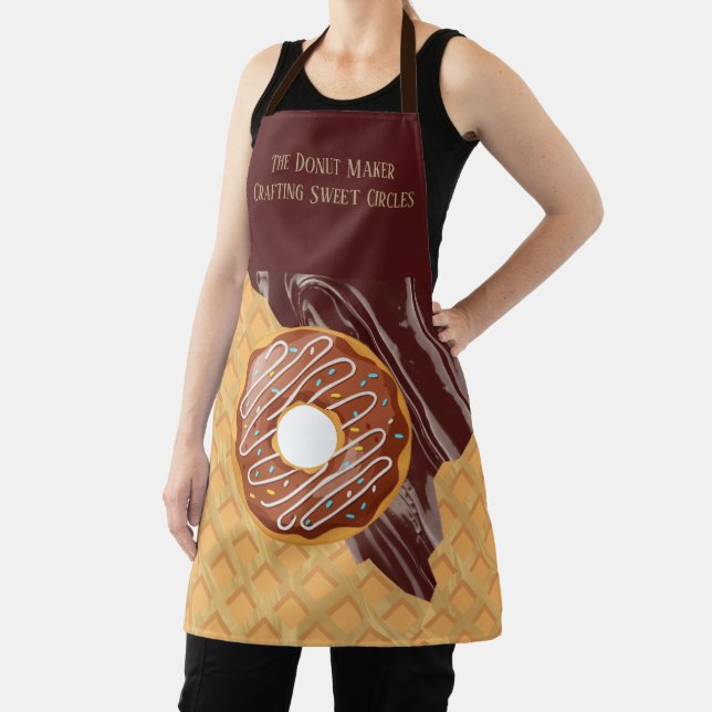 Dessert,Doughnut Choco Glaze, Chocolate Melted  Apron (Insitu)