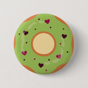 Dessert,Doughnut,Doughnut Go Break My Summer Heart 6 Cm Round Badge