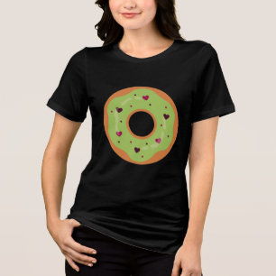 Dessert,Doughnut,Doughnut Go Break My Summer Heart Tri-Blend Shirt