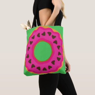 Dessert,Doughnut,Doughnut with Glaze and choco,Mod Tote Bag