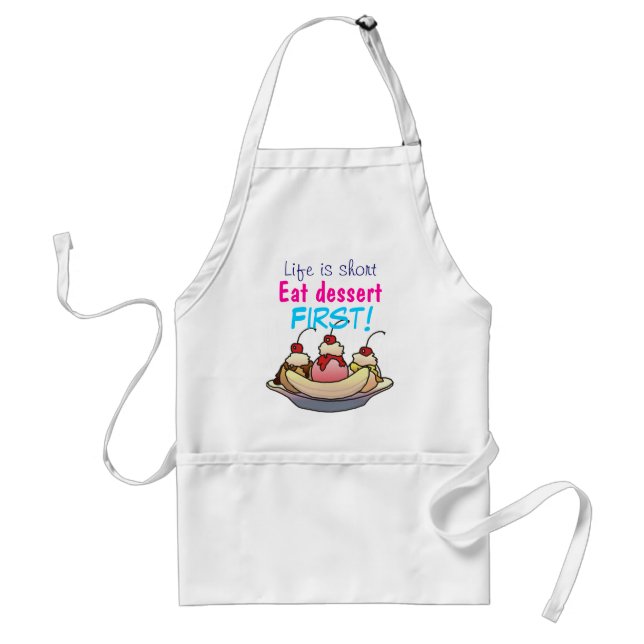 DESSERT FIRST by SHARON SHARPE Standard Apron (Front)