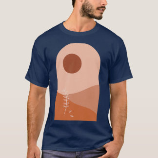 Dessert Moon Arch Modern Abstract Boho Print See s T-Shirt
