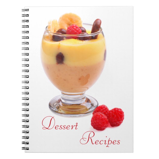 Dessert Recipes Notebook (Front)