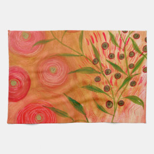 Dessert Rose tea towel