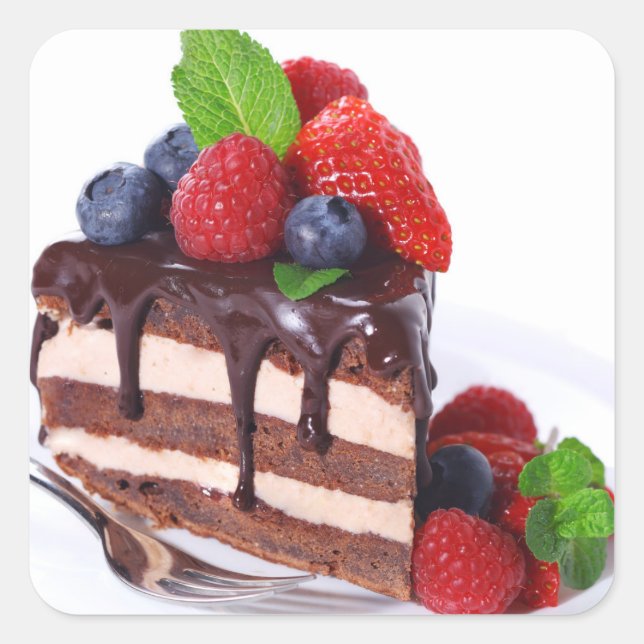 DESSERT! SQUARE STICKER (Front)