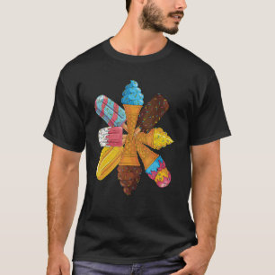 Dessert Sweet Foodie Ice Cream Summer Food Ice Cr T-Shirt