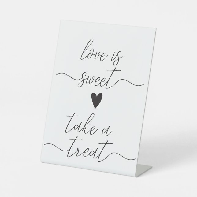 Dessert table wedding reception sign (Front)