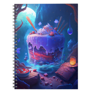 DESSERT x DESERT - Delicious Cake Fantasy Art Notebook