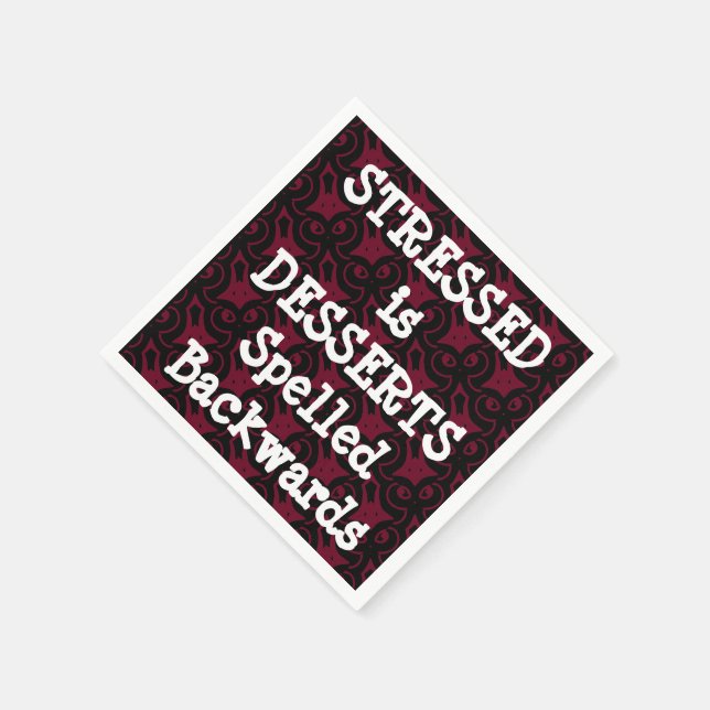 Desserts Cocktail Paper Napkins (Corner)