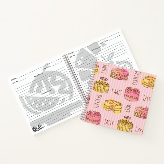 Desserts Recipe Notebooks (Inside)