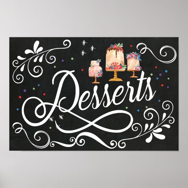 Desserts Sign (Front)