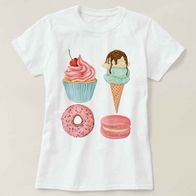Desserts T-Shirt (Design Front)