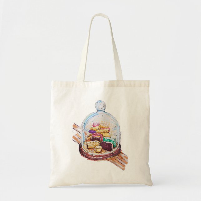 Desserts Under Glass Dome Tote Bag (Front)