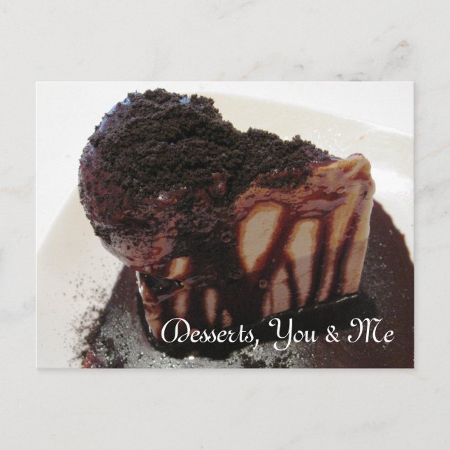 Desserts, You & Me Postcard (Front)