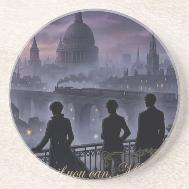 Dessous-de-verre en grès coaster (Front)