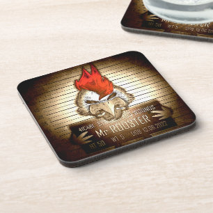 Dessous-de-verre Mr Rooster Vintage Coaster
