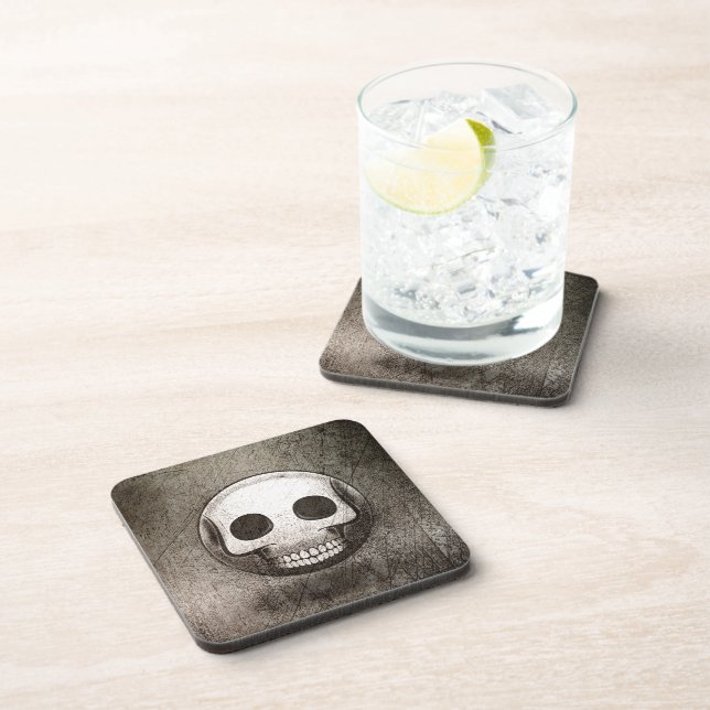 Dessous-de-verre Skullmoji Vintage Coaster (Right Side)